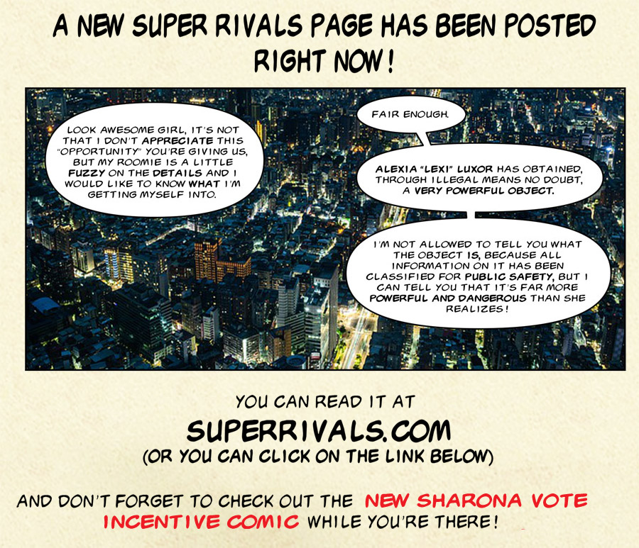 New Super Rivals page!
